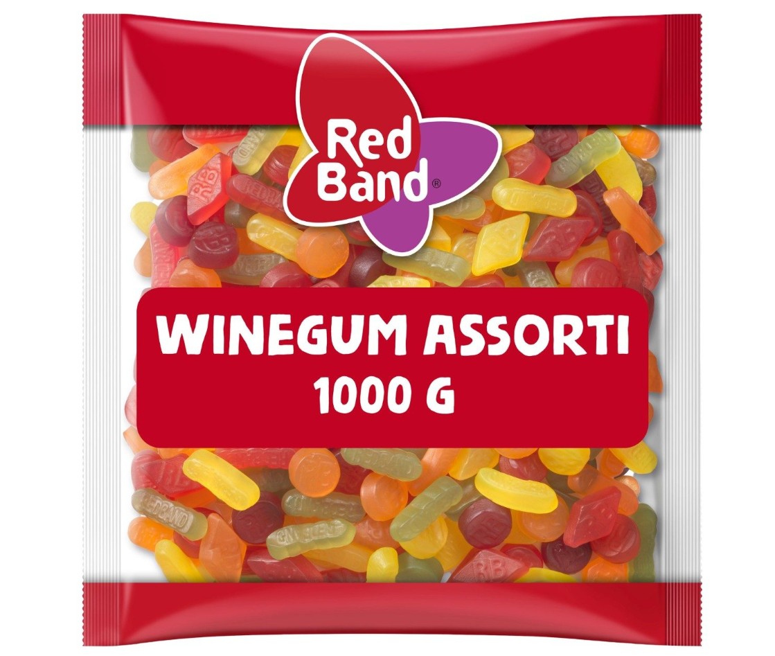 Red Band Winegums Assorti 1kg